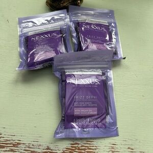 Nexxus 3 packs each with 8 anti-frizz sheets
